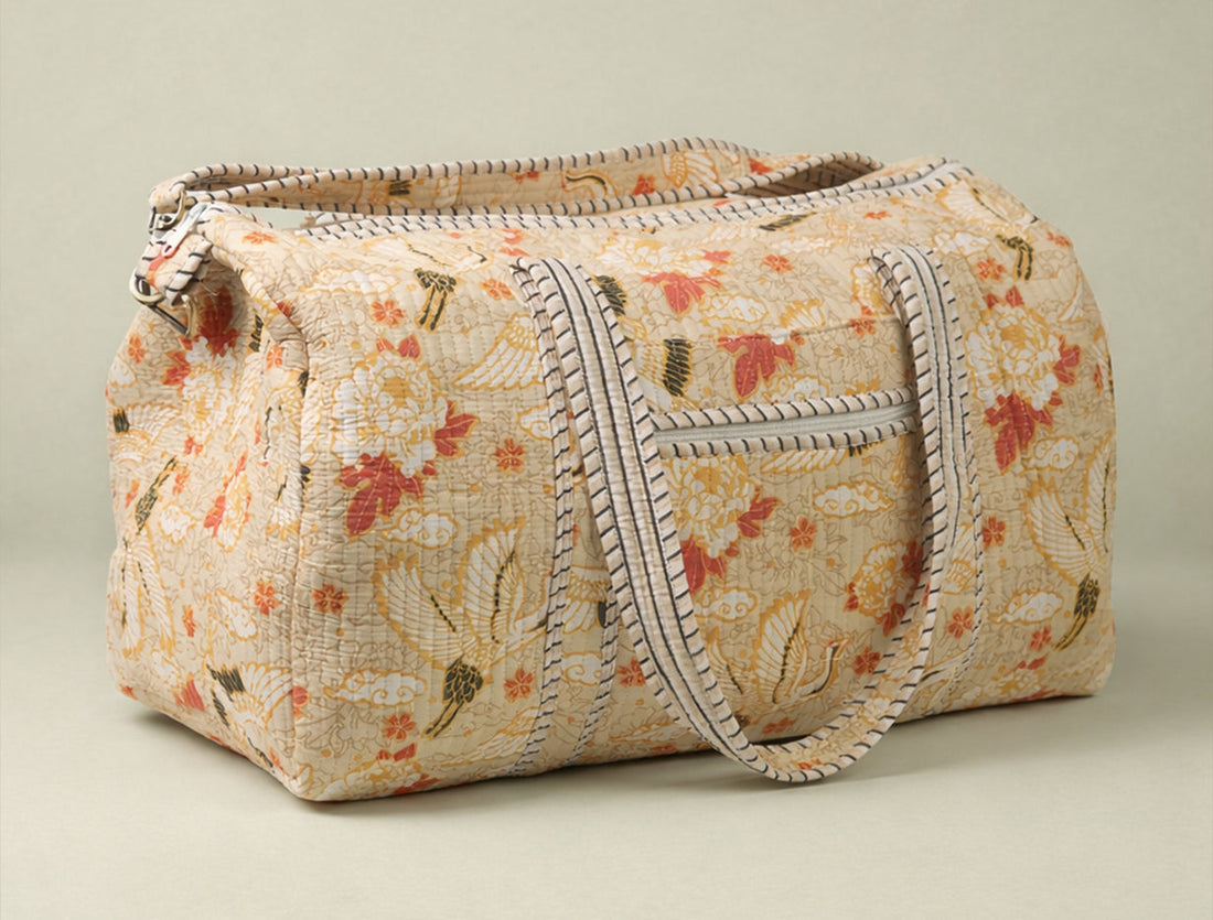 The Perfect Handmade Travel Bag: Stylish, Spacious, and Thoughtfully Crafted